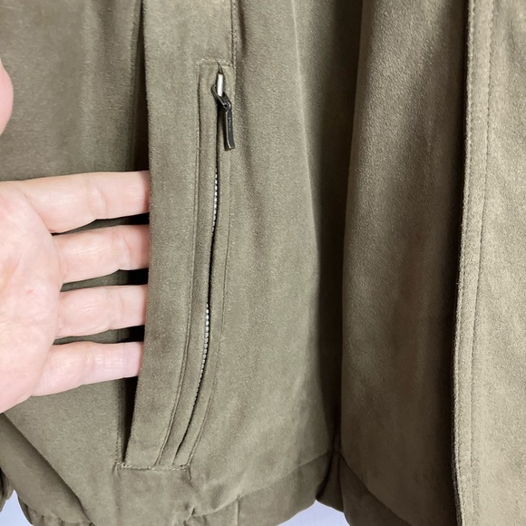 Covington Men’s Jacket, XL, Brown, Full Front Zipper, Lined, Casual, Mid Length - Picture 7 of 8